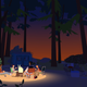 Illustration for article titled iWide Ocean Big Jacket/i, A Chill Game About Camping, Is The Perfect Length